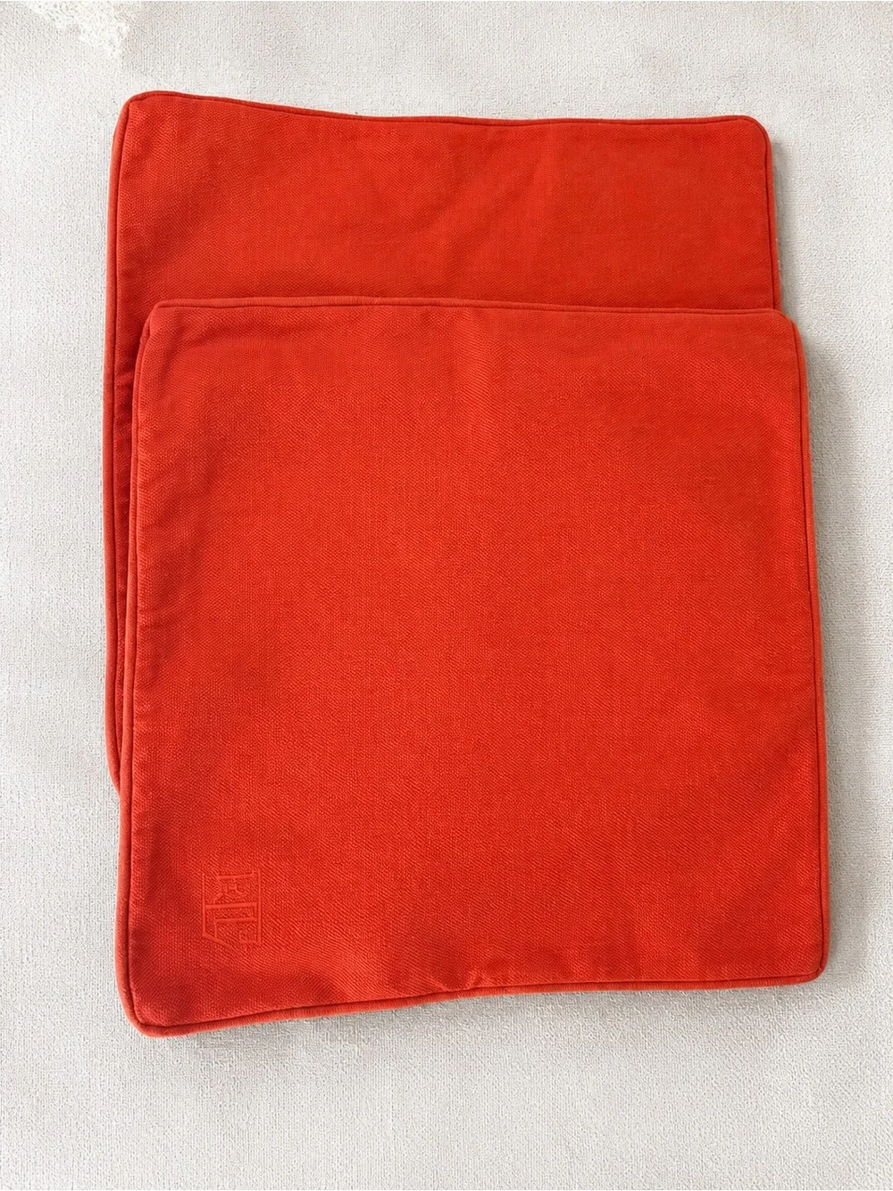 Lauren Ralph Lauren orange Decorative Pillow Covers Set of 2 pillow zip covers